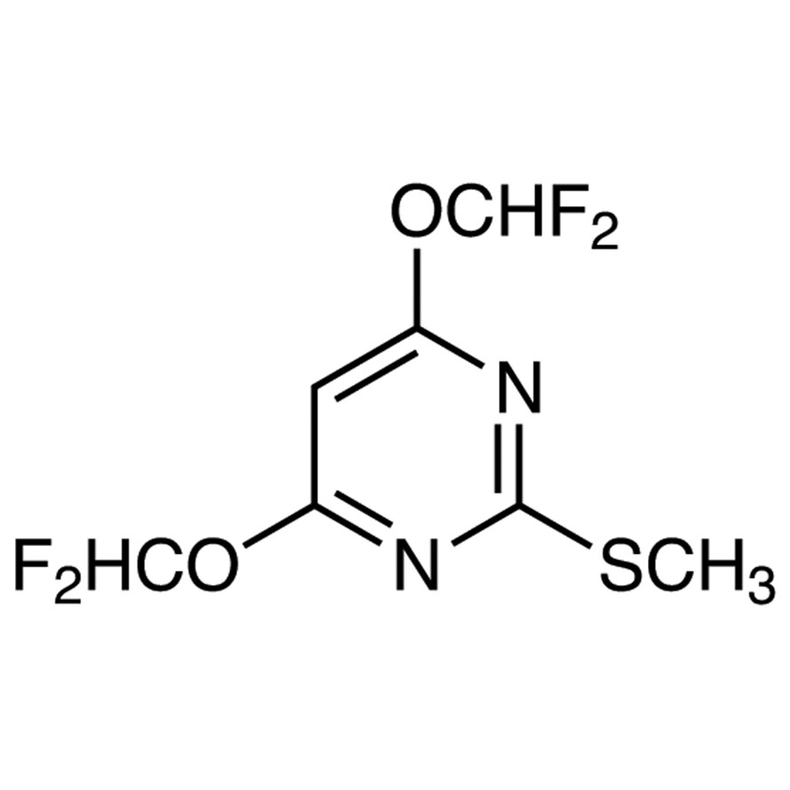 4,6-Bis(difluoromethoxy)-2-(methylthio)pyrimidine&gt;98.0%(GC)25g