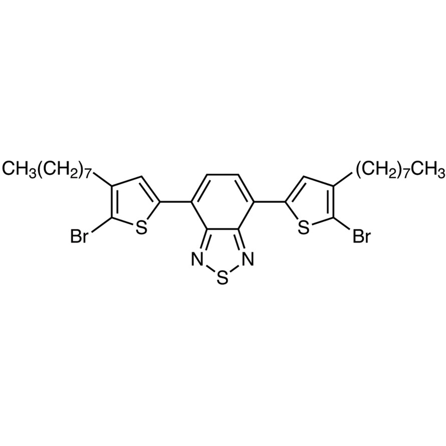4,7-Bis(5-bromo-4-n-octyl-2-thienyl)-2,1,3-benzothiadiazole&gt;97.0%(HPLC)200mg