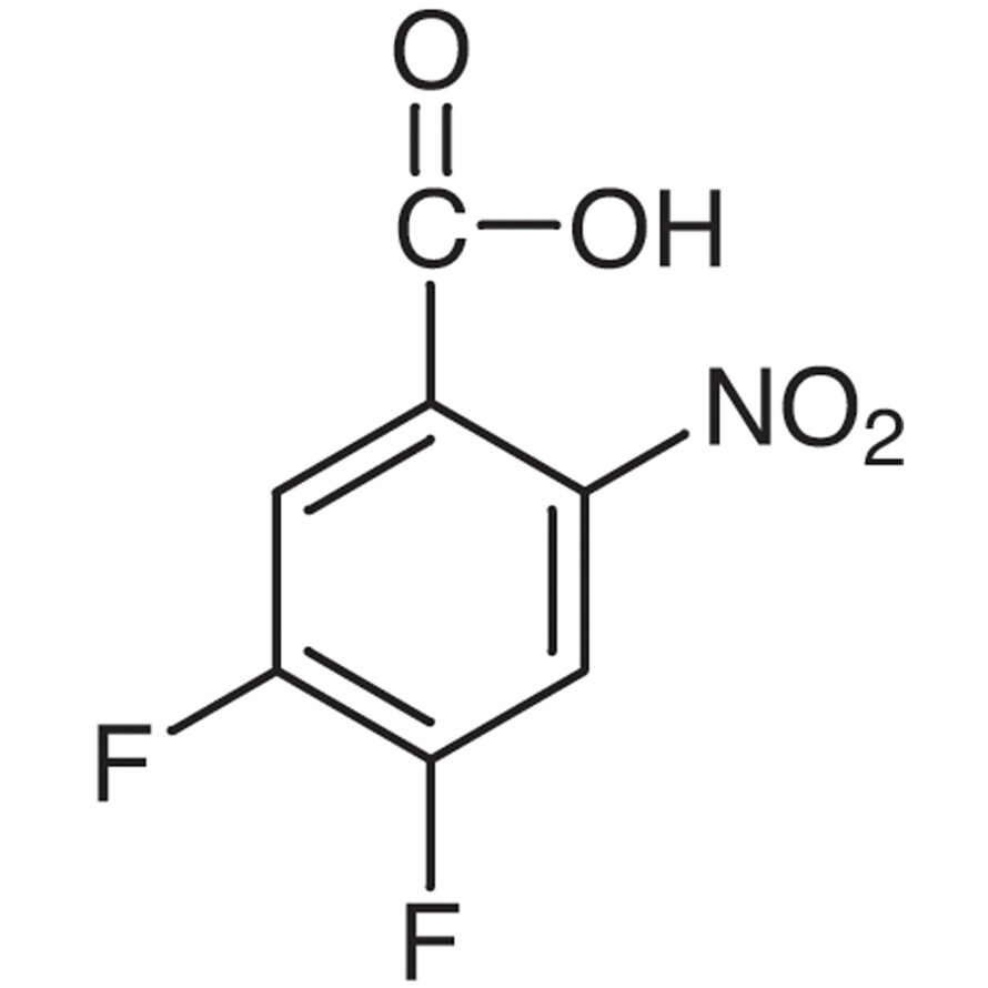 4,5-Difluoro-2-nitrobenzoic Acid&gt;98.0%(GC)(T)5g