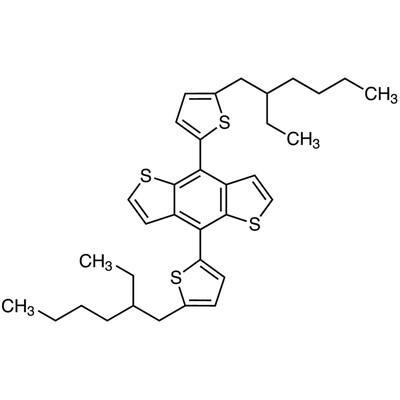 4,8-Bis[5-(2-ethylhexyl)thiophen-2-yl]benzo[1,2-b:4,5-b&#39;]dithiophene&gt;98.0%(HPLC)200mg