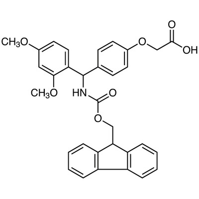 4-[(2,4-Dimethoxyphenyl)[(9H-fluoren-9-ylmethoxy)carbonylamino]methyl]phenoxyacetic Acid&gt;98.0%(HPLC)(T)5g