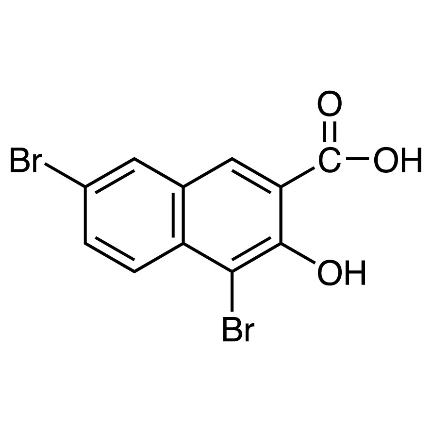 4,7-Dibromo-3-hydroxy-2-naphthoic Acid&gt;98.0%(GC)(T)5g