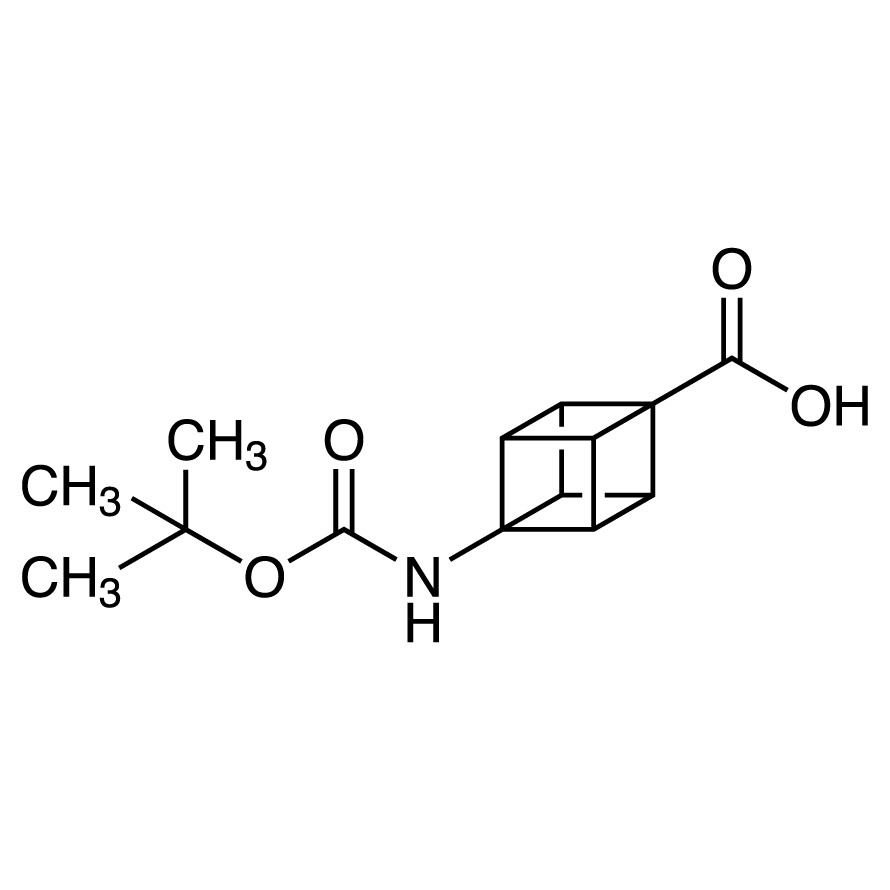 4-[(tert-Butoxycarbonyl)amino]-1-cubanecarboxylic Acid&gt;98.0%(GC)(qNMR)100mg