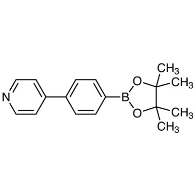 4-[4-(4,4,5,5-Tetramethyl-1,3,2-dioxaborolan-2-yl)phenyl]pyridine&gt;98.0%(GC)(T)1g