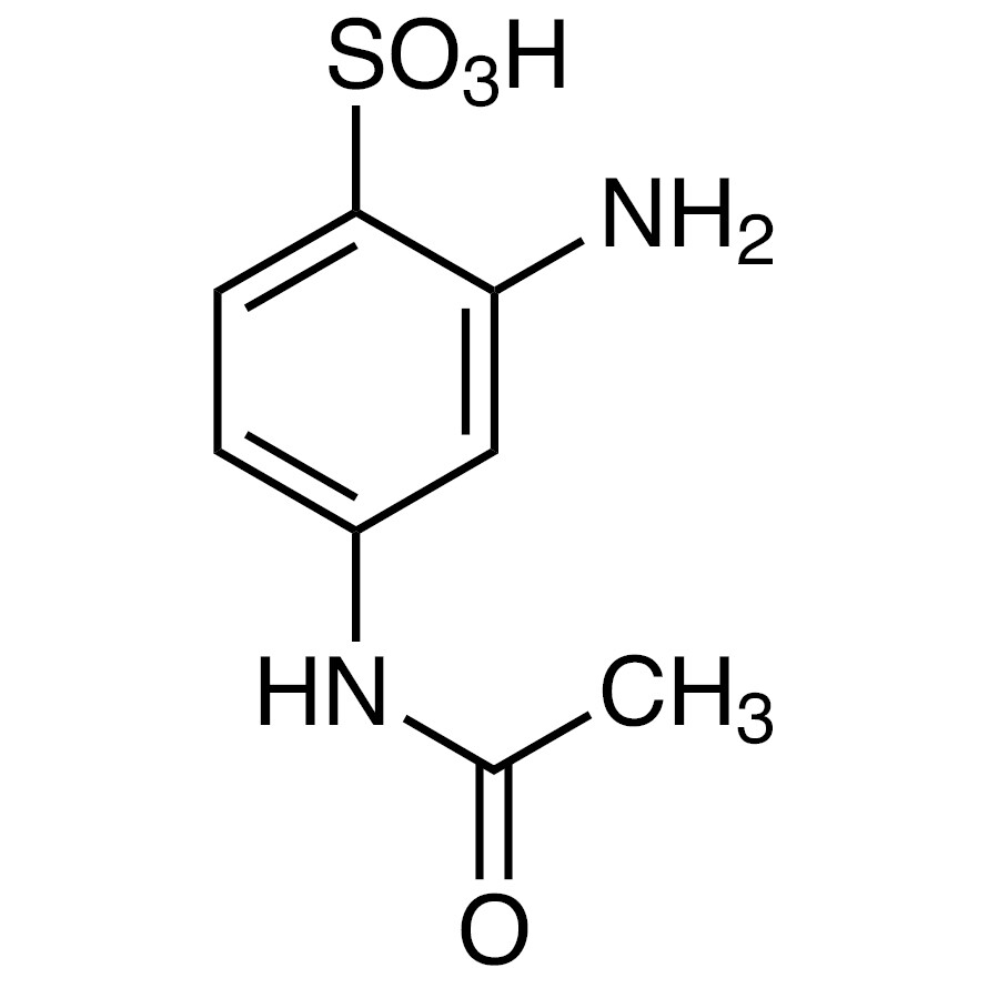 4-Acetamido-2-aminobenzenesulfonic Acid&gt;98.0%(T)25g