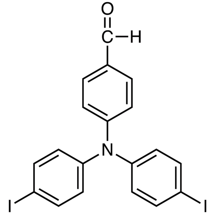 4-[Bis(4-iodophenyl)amino]benzaldehyde>95.0%(GC)200mg