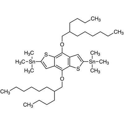 4,8-Bis(2-butyl-n-octyloxy)-2,6-bis(trimethylstannyl)benzo[1,2-b:4,5-b&#39;]dithiophene&gt;97.0%(HPLC)200mg