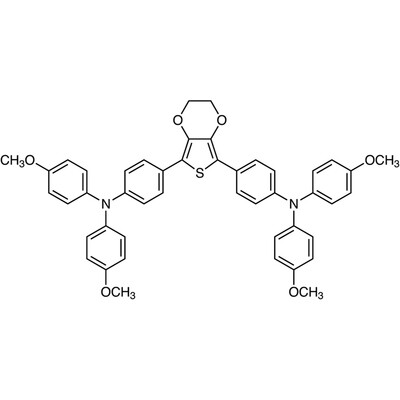 4,4&#39;-(2,3-Dihydrothieno[3,4-b][1,4]dioxine-5,7-diyl)bis[N,N-bis(4-methoxyphenyl)aniline]&gt;98.0%(N)200mg