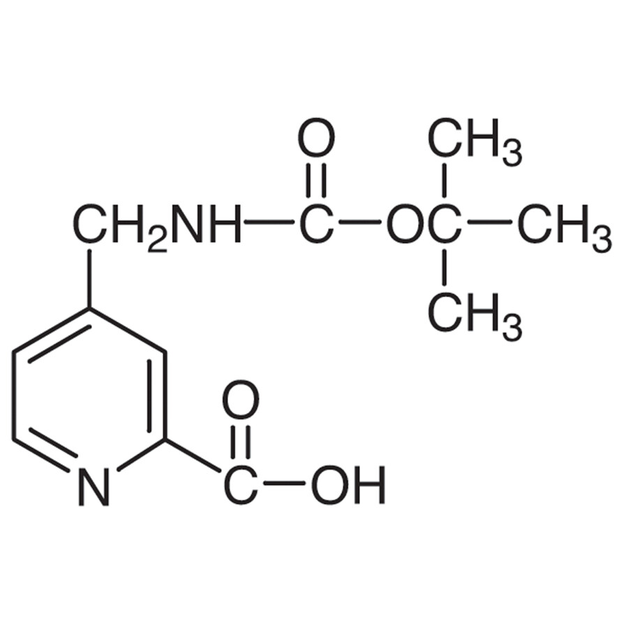 4-[(tert-Butoxycarbonylamino)methyl]pyridine-2-carboxylic Acid [Reagent for application of the exciton chirality method]&gt;96.0%(HPLC)(T)100mg