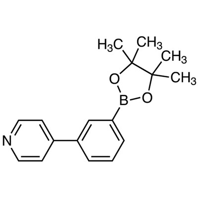 4-[3-(4,4,5,5-Tetramethyl-1,3,2-dioxaborolan-2-yl)phenyl]pyridine&gt;98.0%(GC)(T)1g