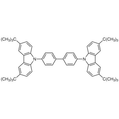 4,4&#39;-Bis(3,6-di-tert-butyl-9H-carbazol-9-yl)-1,1&#39;-biphenyl&gt;98.0%(HPLC)1g