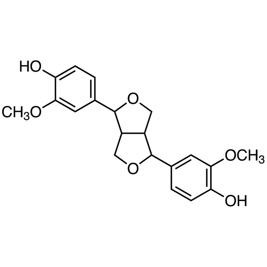 4,4&#39;-[Hexahydrofuro[3,4-c]furan-1,4-diyl]bis(2-methoxyphenol)&gt;97.0%(GC)50mg