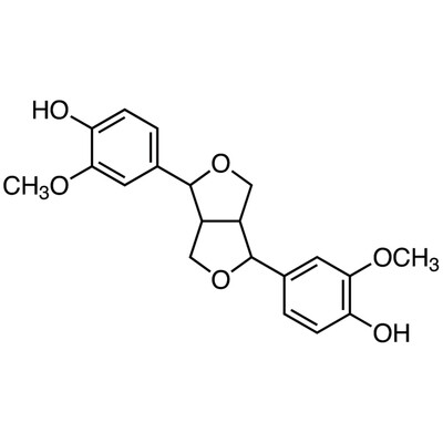 4,4&#39;-[Hexahydrofuro[3,4-c]furan-1,4-diyl]bis(2-methoxyphenol)&gt;97.0%(GC)50mg