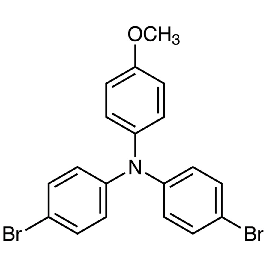 4,4'-Dibromo-4''-methoxytriphenylamine>98.0%(N)1g