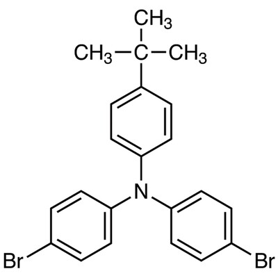 4,4&#39;-Dibromo-4&#39;&#39;-tert-butyltriphenylamine&gt;95.0%(HPLC)(N)1g