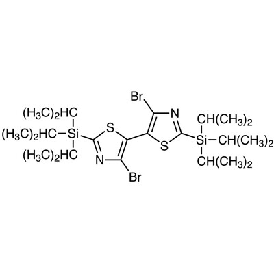 4,4&#39;-Dibromo-2,2&#39;-bis(triisopropylsilyl)-5,5&#39;-bithiazole&gt;98.0%(HPLC)200mg