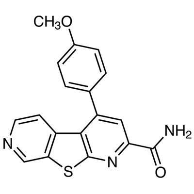 4-(4-Methoxyphenyl)thieno[2,3-b:5,4-c&#39;]dipyridine-2-carboxamide&gt;98.0%(HPLC)50mg