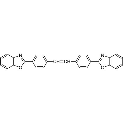 4,4&#39;-Bis(2-benzoxazolyl)stilbene&gt;97.0%(HPLC)(N)25g