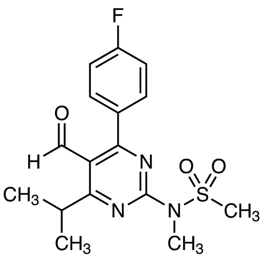 4-(4-Fluorophenyl)-6-isopropyl-2-(N-methyl-N-methanesulfonylamino)-5-pyrimidinecarboxaldehyde&gt;98.0%(HPLC)(N)5g