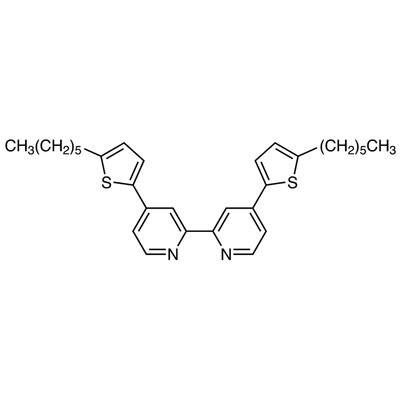 4,4&#39;-Bis(5-hexyl-2-thienyl)-2,2&#39;-bipyridyl&gt;98.0%(HPLC)(N)200mg