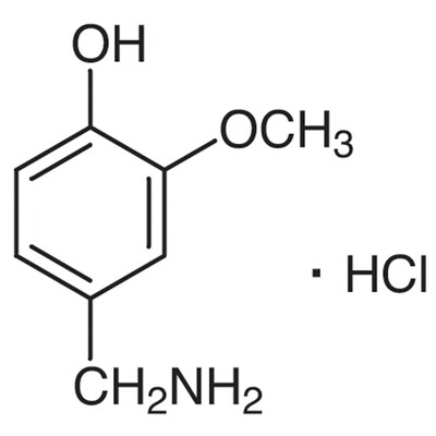 4-(Aminomethyl)-2-methoxyphenol Hydrochloride&gt;98.0%(HPLC)(N)25g