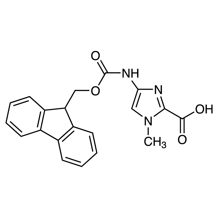 4-(Fmoc-amino)-1-methyl-1H-imidazole-2-carboxylic Acid>98.0%(HPLC)(T)1g