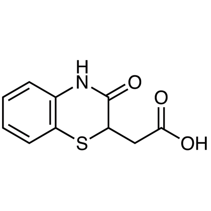 3-Oxo-3,4-dihydro-2H-1,4-benzothiazine-2-acetic Acid&gt;98.0%(HPLC)(T)5g