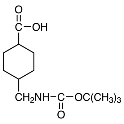 4-(tert-Butoxycarbonylaminomethyl)cyclohexanecarboxylic Acid (cis- and trans- mixture)&gt;98.0%(GC)(T)5g