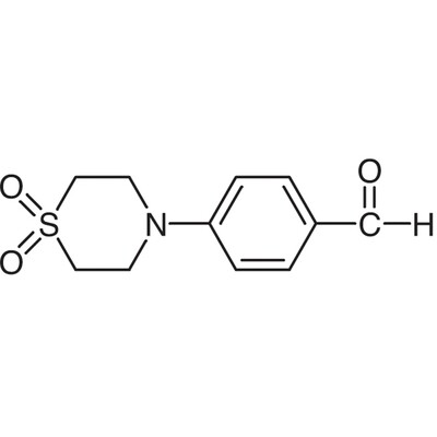 4-(1,1-Dioxothiomorpholino)benzaldehyde&gt;98.0%(GC)1g
