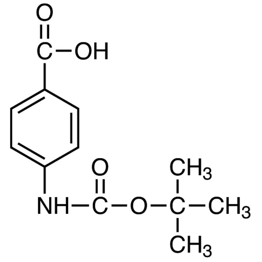 4-(tert-Butoxycarbonylamino)benzoic Acid>98.0%(HPLC)(T)25g