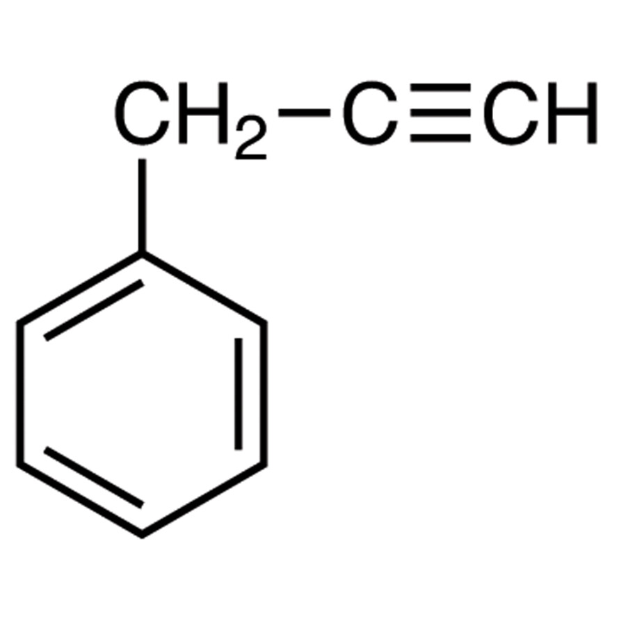 3-Phenyl-1-propyne (stabilized with BHT)>95.0%(GC)1g