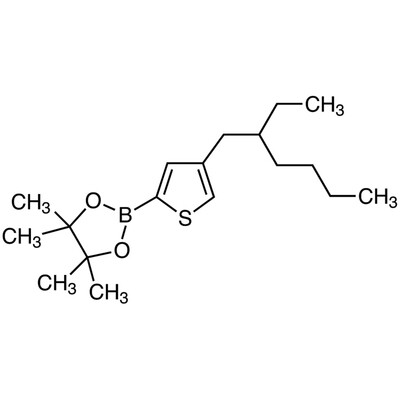 4-(2-Ethylhexyl)-2-(4,4,5,5-tetramethyl-1,3,2-dioxaborolan-2-yl)thiophene&gt;97.0%(GC)5g