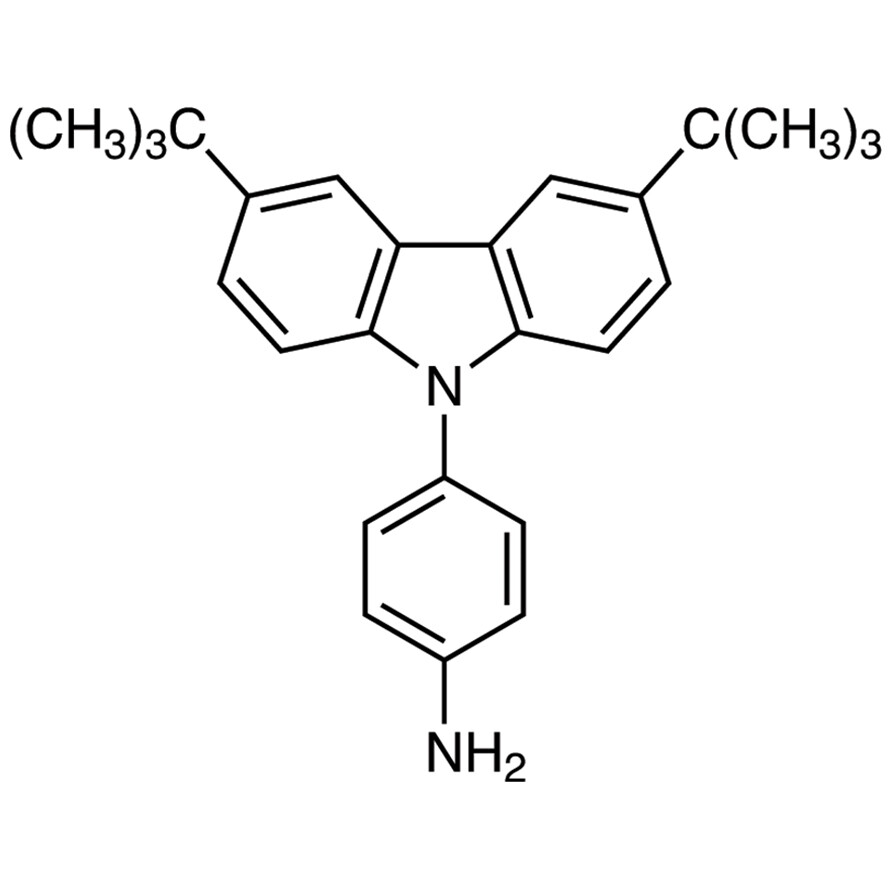 4-(3,6-Di-tert-butyl-9H-carbazol-9-yl)aniline&gt;98.0%(GC)1g