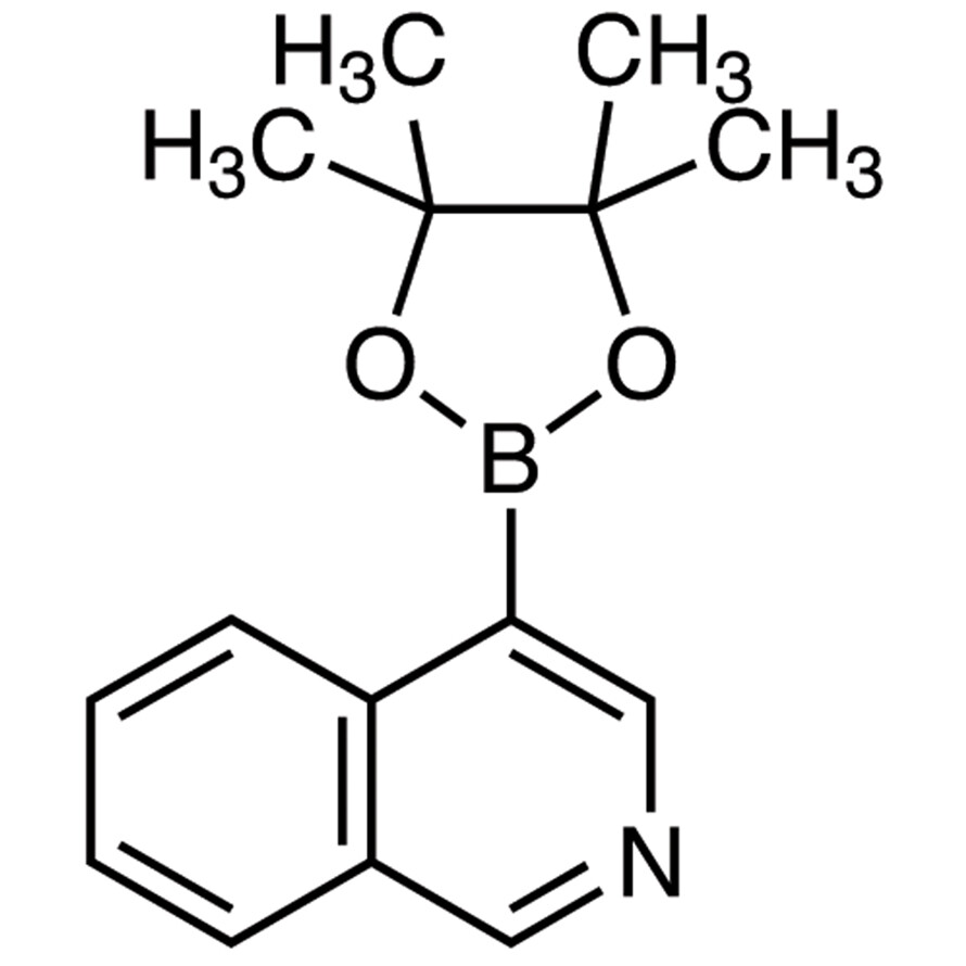 4-(4,4,5,5-Tetramethyl-1,3,2-dioxaborolan-2-yl)isoquinoline&gt;98.0%(GC)5g