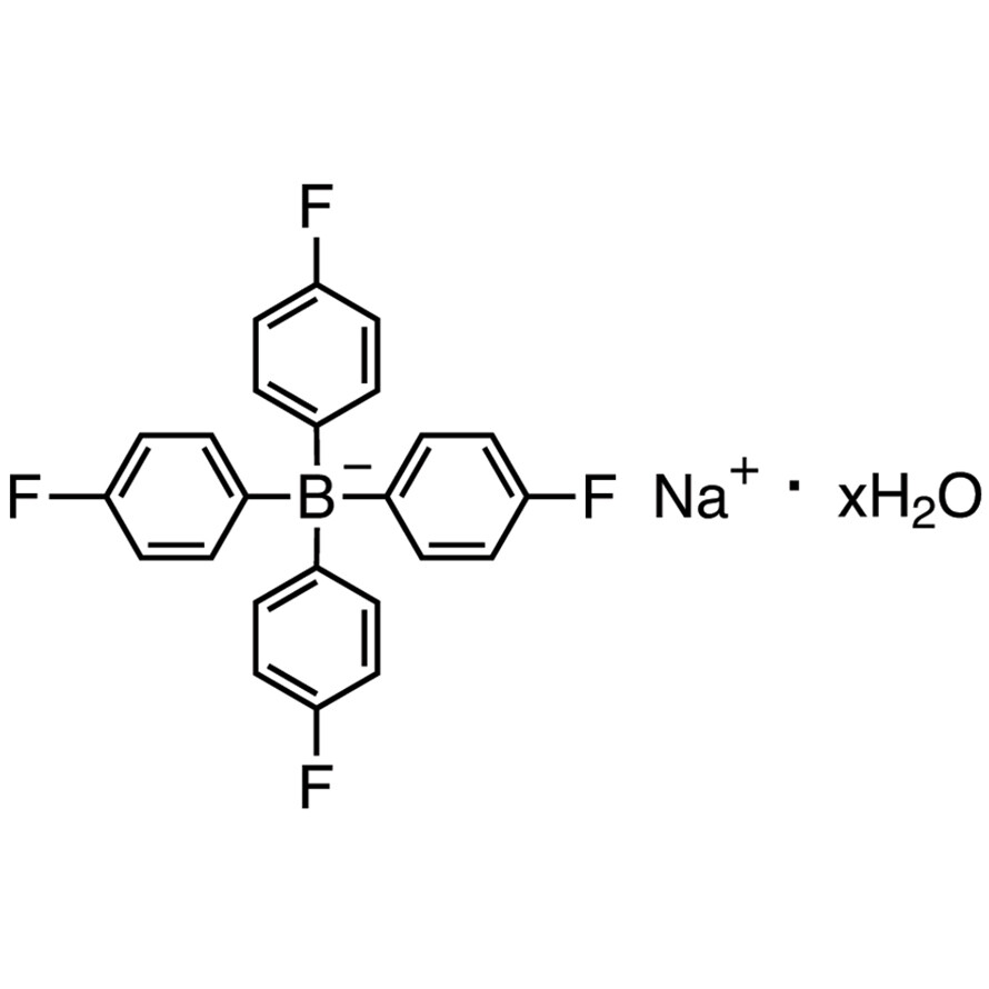 Sodium Tetrakis(4-fluorophenyl)borate Hydrate [Precipitation reagent for Cs and titrimetric reagent for nonionic surfactants]&gt;98.0%(HPLC)(W)1g