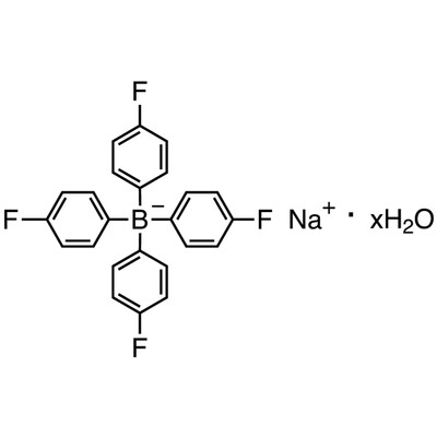 Sodium Tetrakis(4-fluorophenyl)borate Hydrate [Precipitation reagent for Cs and titrimetric reagent for nonionic surfactants]&gt;98.0%(HPLC)(W)1g