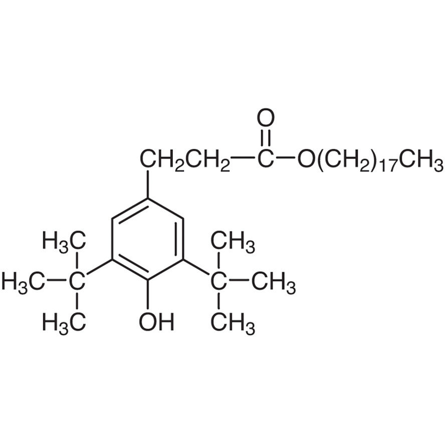 Stearyl 3-(3,5-Di-tert-butyl-4-hydroxyphenyl)propionate&gt;98.0%(GC)100g