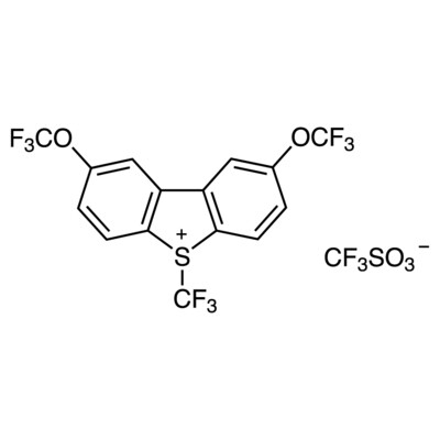 S-Trifluoromethyl-2,8-bis(trifluoromethoxy)dibenzothiophenium Triflate&gt;98.0%(HPLC)(T)1g