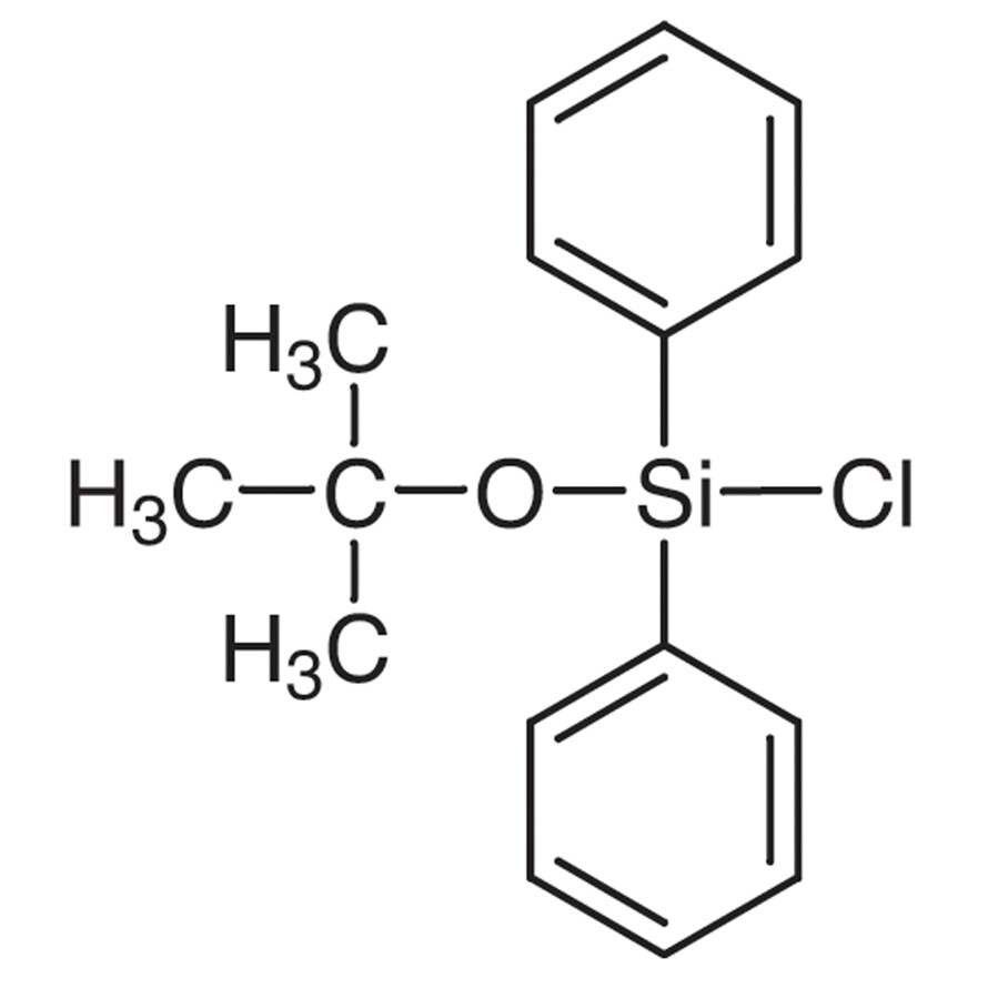 tert-Butoxydiphenylchlorosilane (stabilized with CaCO3)&gt;95.0%(GC)25mL