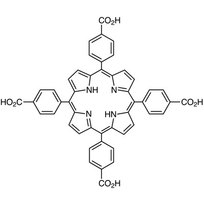 TCPP [=Tetrakis(4-carboxyphenyl)porphyrin] [Ultra-high sensitive spectrophotometric reagent for Cu, Cd] [For the simultaneous determination of metals by HPLC]&gt;97.0%(HPLC)(T)100mg