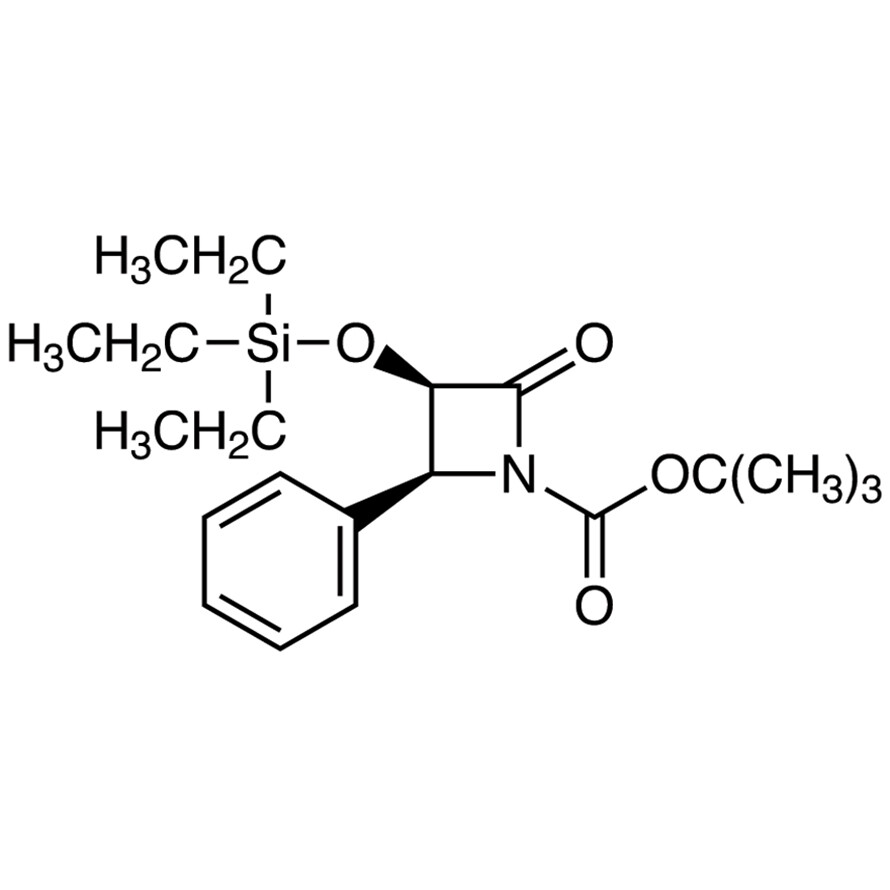 tert-Butyl (3R,4S)-2-Oxo-4-phenyl-3-[(triethylsilyl)oxy]azetidine-1-carboxylate&gt;97.0%(HPLC)1g