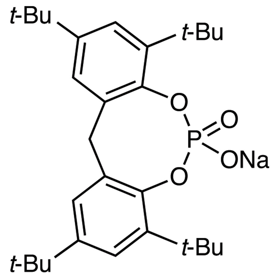 Sodium 2,4,8,10-Tetra-tert-butyl-12H-dibenzo[d,g][1,3,2]dioxaphosphocin-6-olate 6-Oxide&gt;98.0%(HPLC)(T)25g