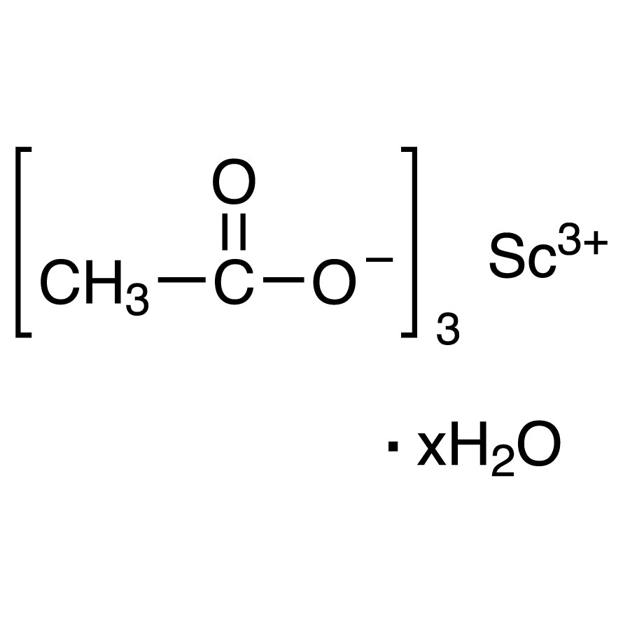 Scandium(III) Acetate Hydrate&gt;98.0%(T)1g