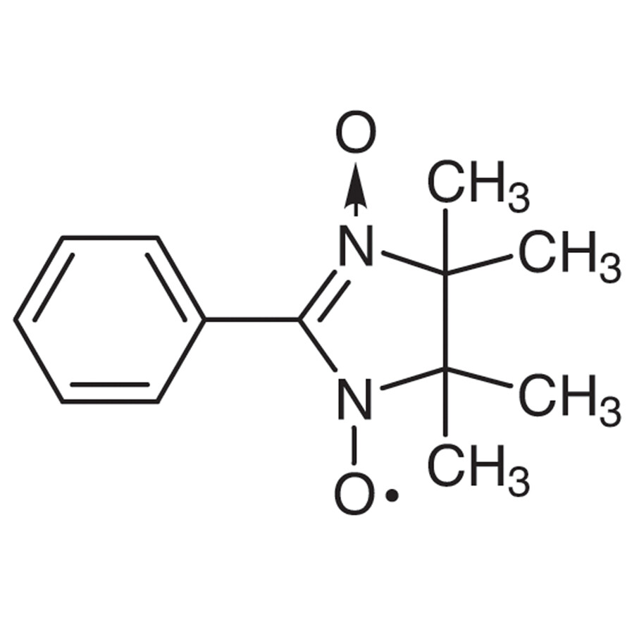 PTIO (=2-Phenyl-4,4,5,5-tetramethylimidazoline-3-oxide-1-oxyl) [Stable free radical reagent for the simultaneous determination of NO and NO2 in the atmosphere]&gt;98.0%(T)1g