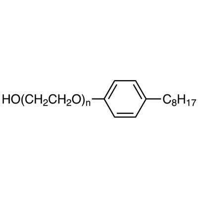 Polyethylene Glycol Mono-4-octylphenyl Ether (n=approx. 10) [for Biochemical Research]25g