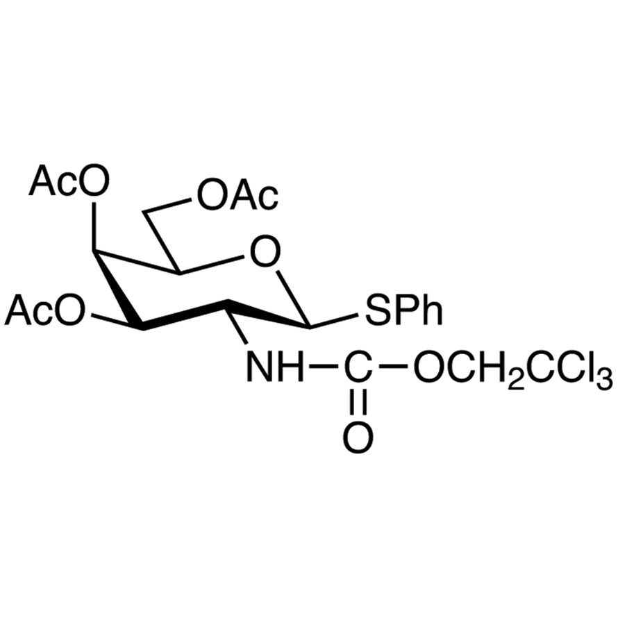 Phenyl 3,4,6-Tri-O-acetyl-2-deoxy-1-thio-2-(2,2,2-trichloroethoxyformamido)-beta-D-galactopyranoside&gt;98.0%(HPLC)1g