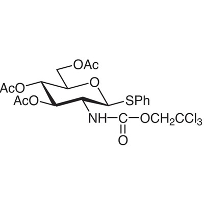 Phenyl 3,4,6-Tri-O-acetyl-2-deoxy-1-thio-2-(2,2,2-trichloroethoxyformamido)-beta-D-glucopyranoside&gt;98.0%(HPLC)5g