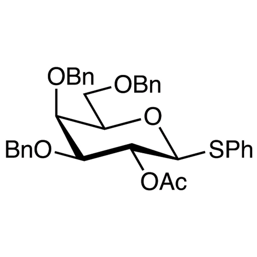 Phenyl 2-O-Acetyl-3,4,6-tri-O-benzyl-1-thio-beta-D-galactopyranoside1g
