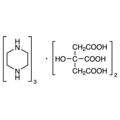 Piperazine Citrate&gt;98.0%(T)25g
