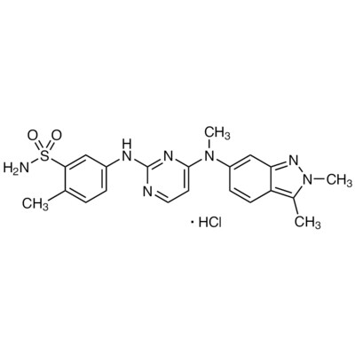 Pazopanib Hydrochloride&gt;95.0%(HPLC)(T)50mg